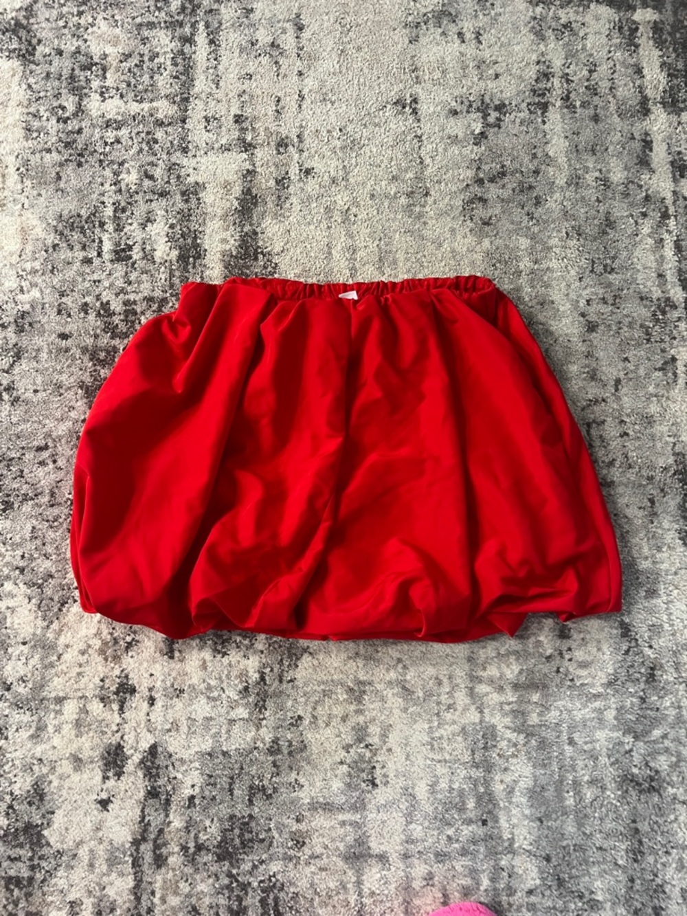Old Navy Bright Red Bubble Skirt